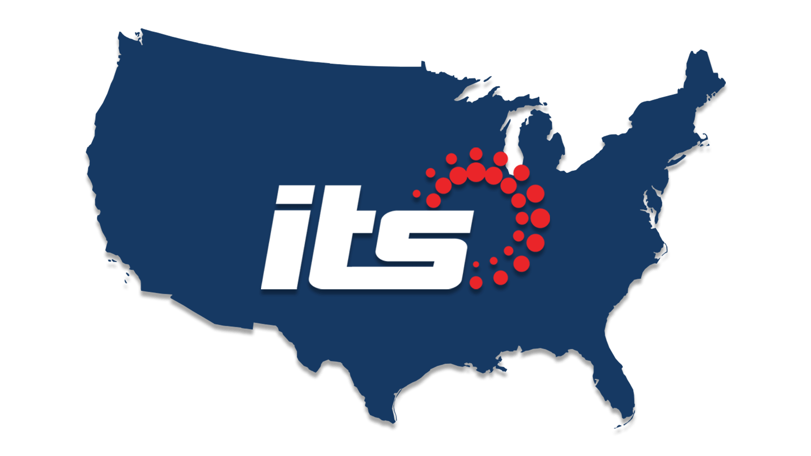 service-areas map of international transportation services, inc. service areas