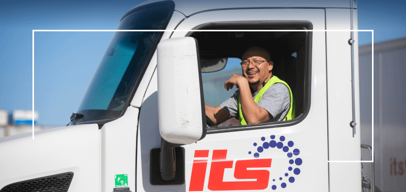whywork ITS trucker smiling